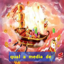 qual a media de escanteio por jogo